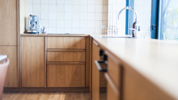 Custom kitchen linoleum