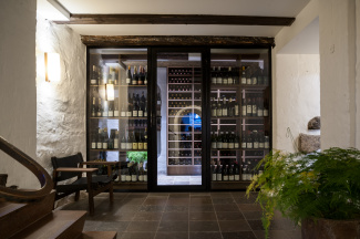 custom handmade wine room