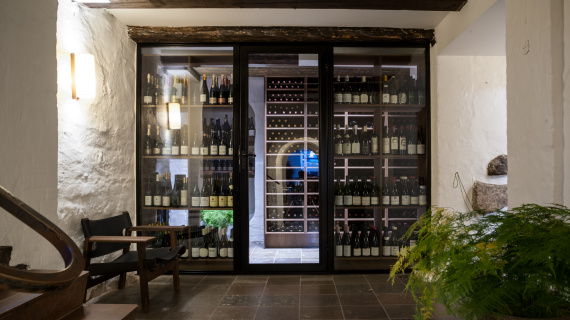 custom handmade wine room